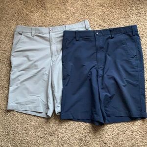 Two Under Armour Men’s Golf Shorts